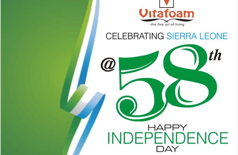 Vitafoam Wishes Sierra Leone a Happy Independence Day